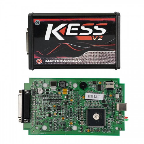 Kess v2 V5.017 Version En Ligne Supporte 140 Protocoles Illimité Token PCB En Vert