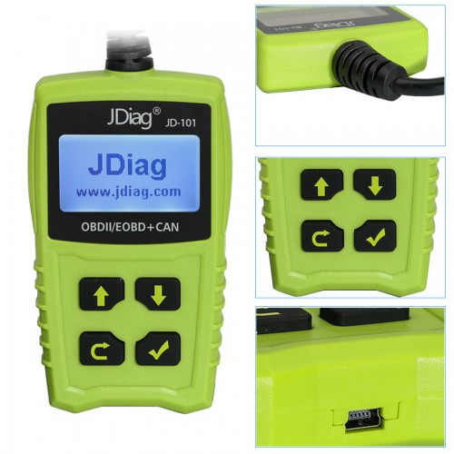 JDiag JD101 OBDII EOBD CAN Code Scanneur