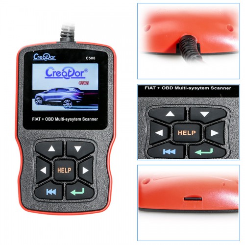 Creator C508 OBDII/EOBD Multi-System Scanner for FIAT/Alfa/Abrath/Lancia Airbag/ABS Scan Tool