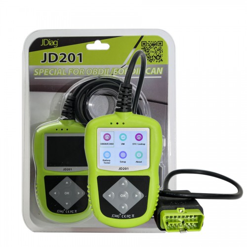 JDiag JD201 OBDII/EOBD/CAN Code Reader