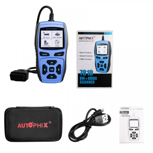 Autophix 7710 Ford/7810 BMW Mini Car Automotive Diagnostic Tool Support Enginge+ABS+Airbags+Auto Transmission+Instrument And Other Control Systems