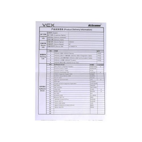 VXDIAG MULTI Diagnostic Tool 4 in 1 for Toyota V10.10.018/ Ford and Mazda V95.03/ Land Rover and Jaguar JLR V141 WIFI version