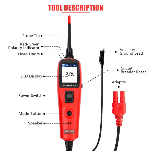 Autel PowerScan PS100 Electrical System Diagnostics