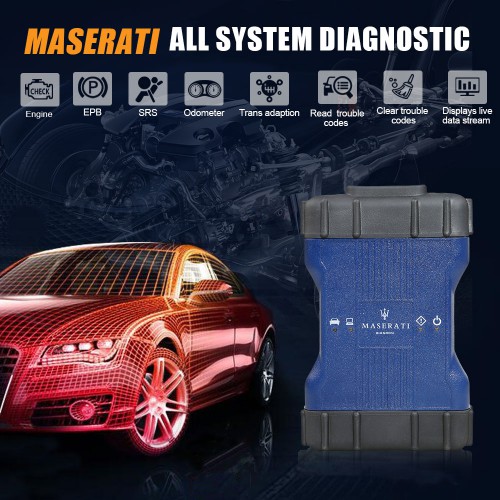 Maserati detector can match second-hand CF19 computer programming diagnosis with maintenance data