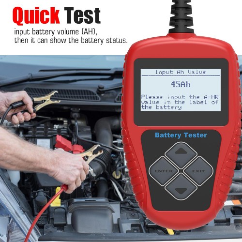 QUICKLYNKS BA101 Automotive 12V Vehicle Battery Tester