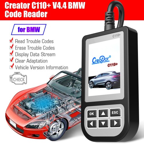 Original Creator C110+ BMW Code Reader V6.2 mise à jour