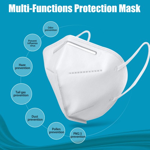 KN95 Médicaux Masque 5pcs -Protection Bouche Masque-Sac scellé-Masque protecteur Filtre anti poussière Mouth Cove