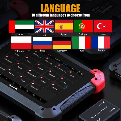XTOOL PS90 Pro Car and Truck Diagnosis System Support Special Functions Free Update Online