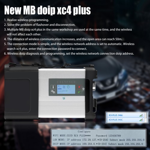Mercedes Benz DOIP-C5 dedicated diagnostic tool Full Package With HDD Software 2022.3