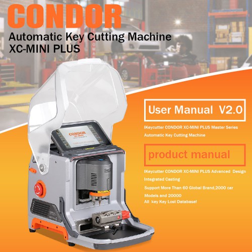 (Offre Spéciale EU Livraison)Xhorse Condor XC-Mini Plus Condor XC MINI II Key Cutting Machine Mise A Jour En Ligne