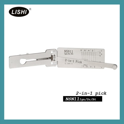 Nissan NSN11 2-in-1 Auto Pick and Decoder Of LISHI