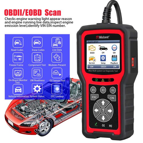 VIDENT iMax4304 GM Full System Car Diagnostic Tool Support Chevrolet, Buick, Cadillac, Oldsmobile, Pontiac and GMC