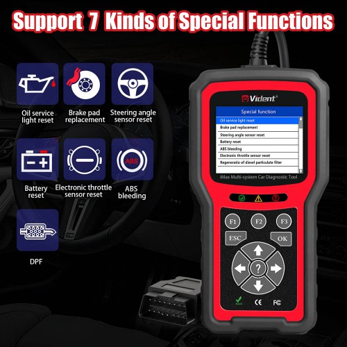 VIDENT iMax4304 GM Full System Car Diagnostic Tool Support Chevrolet, Buick, Cadillac, Oldsmobile, Pontiac and GMC