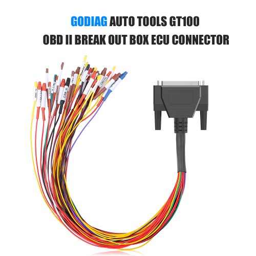 GODIAG AUTO TOOLS GT100 OBD II Break Out Box ECU Connector with OBD2 to OBD25 Cable