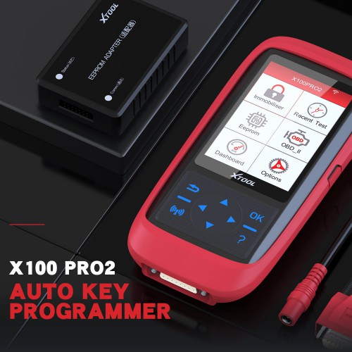 Français XTOOL X100 Pro2 X100 Pro 2 OBD2 Programmeur De Clé/Odomètre Réglage Avec EEPROM Adaptateur