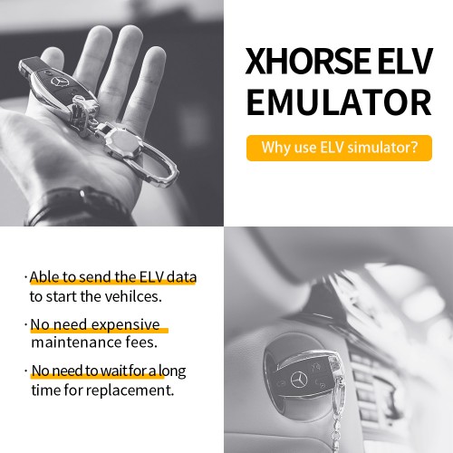 XHORSE ESL/ELV Emulator for Benz 204 207 212 with VVDI MB Tool