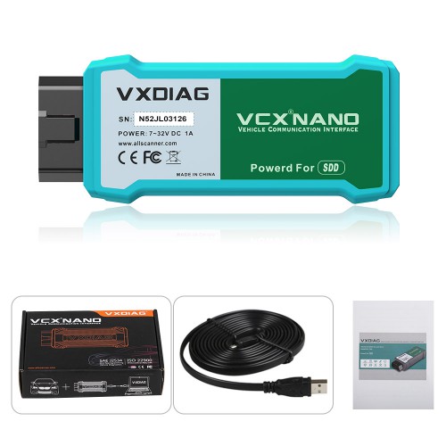 WIFI VXDIAG VCX NANO Pour Land Rover et Jaguar Software V158