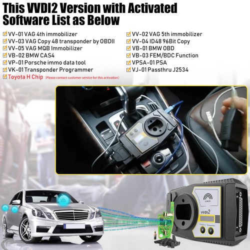 Xhorse VVDI2 Full Version V7.2.0 Avec Total 13 Autorisations Pour VW/Audi/BMW/PSA/ID48 96Bit