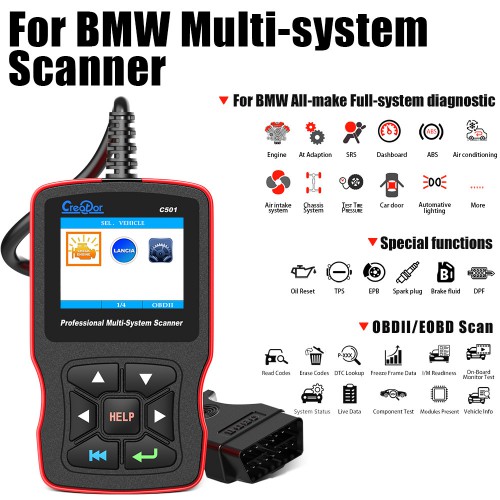 Creator C501 V7.3 BMW & OBDII/EOBD Multi-system Scanner Update Online