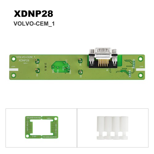 Xhorse Volvo XDNP27 XDNP28 XDNP29 KVM CEM Solder Free Adapters 3 Pcs Pour VVDI MINI PROG et KEY TOOL PLUS