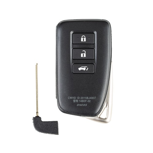 VVDI Toyota Smart Key Shell 1587 RAV4 2 Button 5 PCS