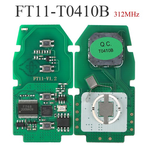 Lonsdor Toyota Smart Key PCB FT11-0410B 312/314 (Can copy most 8A)
