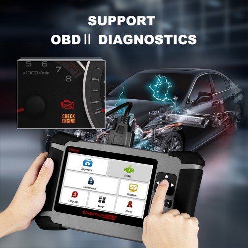 Vident iSmart807 Pro OBD2 All System All Make Diagnostic Scanner with 25 Special Functions
