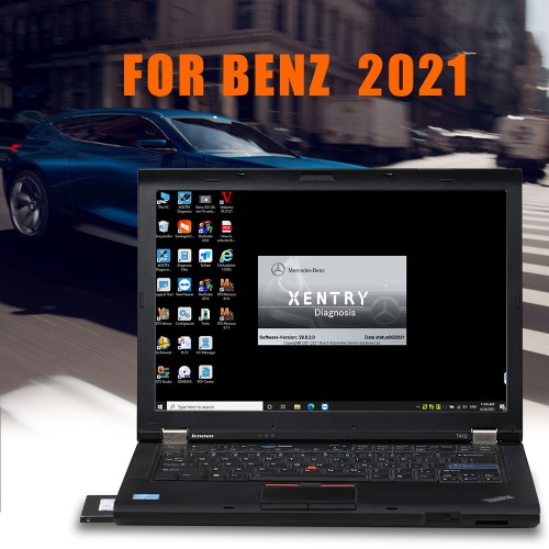 2021.9 MB SD Connect Compact C4 Software 256GB SSD wind10 Support Vediamo and DTS Monaco