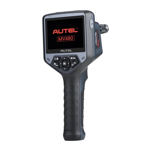 Autel MaxiVideo MV480 Inspection Camera 1080P HD Industrial Endoscope Video Scope Videoscope with Audio Annotation Dual Cameras 360°Rotation, 7 X Zoom