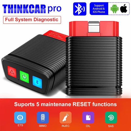 ThinkCar Pro Mini Thinkdiag Mini Bluetooth Full Diagnostic Marques + 5 Reset Logiciel Gratuits