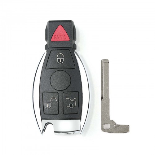 Benz Smart Key Shell (coque) 4 Button With The Plastic 5PCS