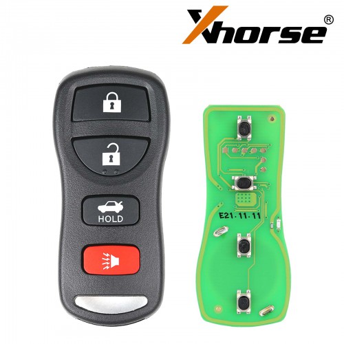 XHORSE XKNI00EN Wired Remote Key 3+1/ 4 Boutons 5PCS