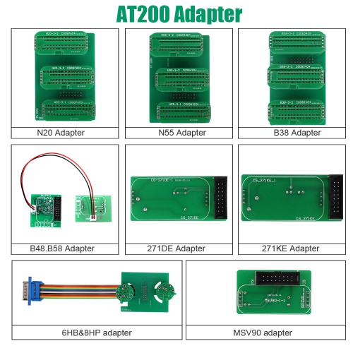 AT-200 AT200 Adaptateurs Set No Need Disassembly including 6HP & 8HP / MSV90 / N55 / N20 / B48/ B58/ B38 etc