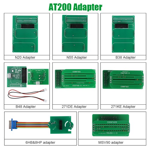 AT-200 AT200 Adaptateurs Set No Need Disassembly including 6HP & 8HP / MSV90 / N55 / N20 / B48/ B58/ B38 etc