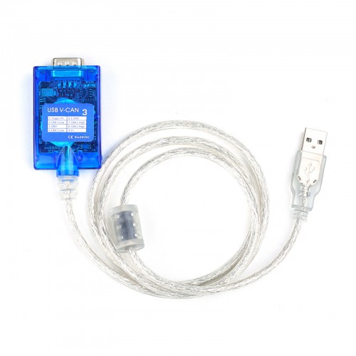 USB V-CAN3 Automotive CAN Network Test Equipment for Vehicle Spy Software, ForScan for Windows XP, Vista, 7, 8, X, 10 and Linux, Self Powered from USB