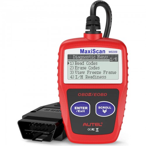 Autel Maxiscan MS309 OBD2  EOBD Code Scanner Free Shipping