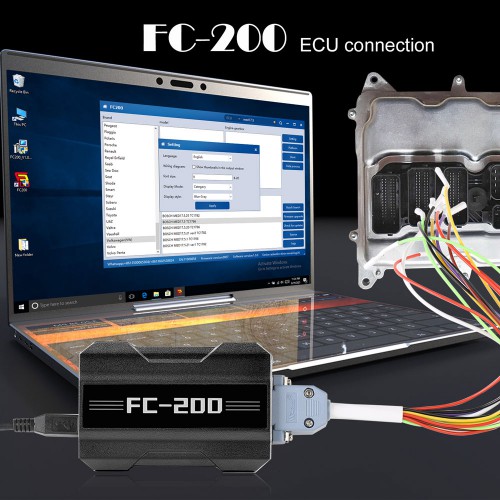 CG FC200 ECU Programmeur Full Version Plus adaptateurs 6HP & 8HP / MSV90 / N55 / N20 / B48/ B58