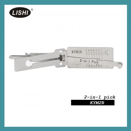 LISHI KYM2R Flat Milling KYMCO Motorcycle Right Groove 2-in-1 Tool