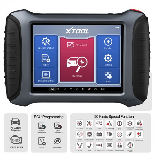 Xtool A80 Pro Automotive OBD2 Diagnostic Tool With ECU Coding/Programmer OBD2 Scanner Free Update Online