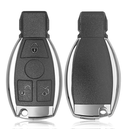 Benz Smart Key Shell Coque 3 Bouton Avec Logo Pour XHORSE VVDI BE Key Jaune PCB 5PCS