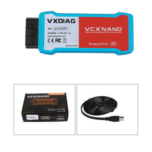 WIFI VXDIAG VCX NANO V118 Pour Ford IDS Mazda 2 en 1 Supporte Le Français
