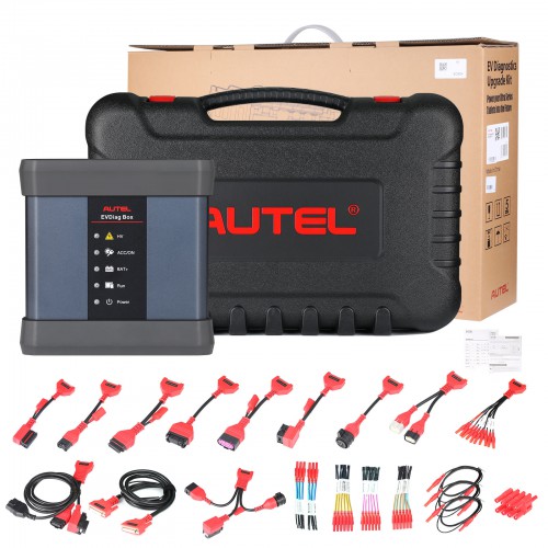 AUTEL EV Diagnostics Upgrade Kit Boîtier EV Diag et Adaptateurs Pour Diagnostic De Batterie