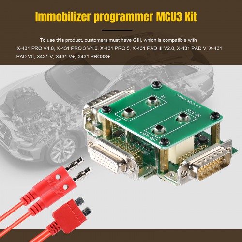 MCU3 Kit De Carte De Dérivation Fonctionne Avec Launch GIII X-Prog 3 Immobilizer & Clé Programmeur