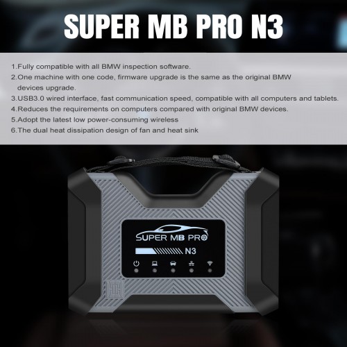 SUPER MB PRO N3 BMW Full Compatible Avec Tous Les Logiciels Inspection BWM