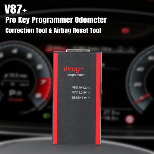 Iprog+ Iprog Pro Programmeur V87 Avec 7 Adaptateurs Supporte IMMO+Odomètre+Airbag Reset
