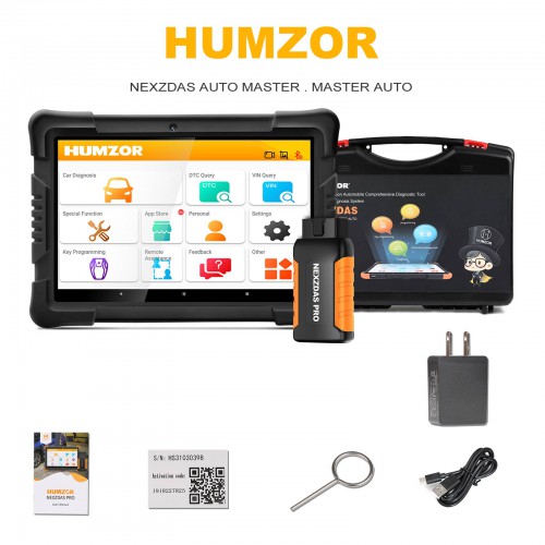 Humzor NexzDAS Pro Bluetooth Tablet Full Systèmes OBD2 Auto Diagnostic Appareil Avec IMMO/ABS/EPB/SAS/DPF/Oil Reset
