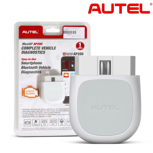 Autel MaxiAP AP200 Bluetooth Full-Système OBD2 Scanneur Lecteur De Code Pour iOS/Android