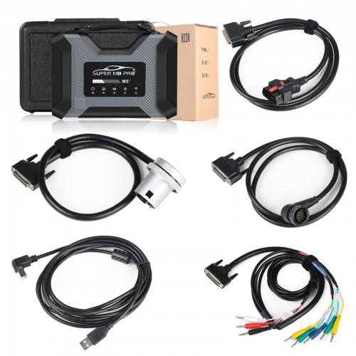 SUPER MB PRO M6+ M6 Pro Full Package Avec 2023.6 Software SSD 256G Wind 10 Support HHT-WIN Vediamo DTS Monaco Inclut licence Benz Xentry W223 C206 213