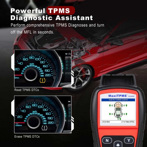 Original Autel MaxiTPMS TS508 TPMS Wifi Diagnostic Service Appareil