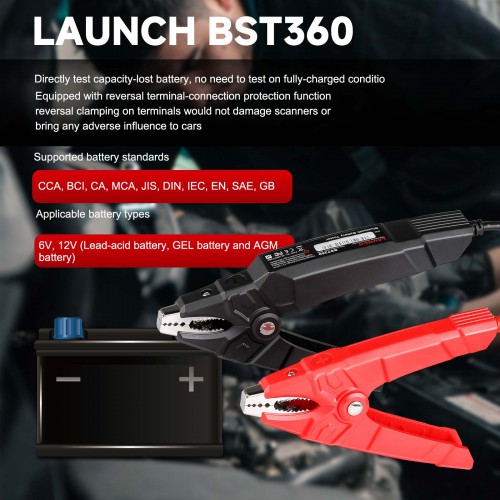 Launch BST360 Bluetooth Testeur De Batterie